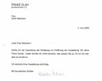 Brief Franz Olah