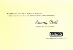 Eumig Ball Einladung