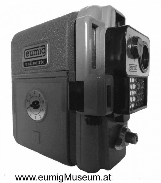 Eumig c3 schmalfilm caméra 8 mm avec Meyer Görlitz Trioplan 2,7/12,5mm objectif 
